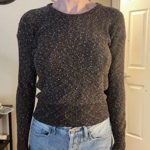 Black and gold glittery formfitted sweater from Mark by Mark Jacobs.
